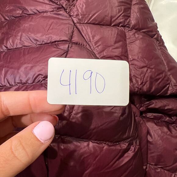 COLUMBIA Women's Arctic Crest Down Hooded Jacket Size M In Moonvista - Picture 13 of 13